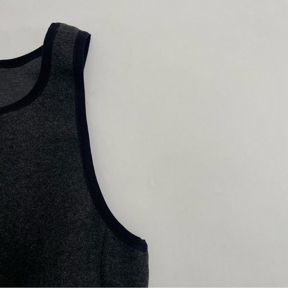 SHADES IF GREY BY MICAH COHEN charcoal and black flare dress - Picture 3 of 8